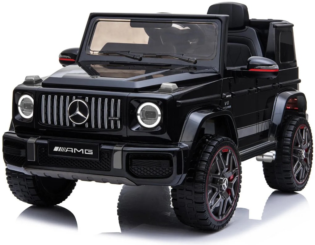 Detské elektrické autíčko na diaľkové ovládanie BestBerg BBCC-60B - Mercedes-Benz AMG G63 / od 3 rokov / nosnosť 25 kg / čierna