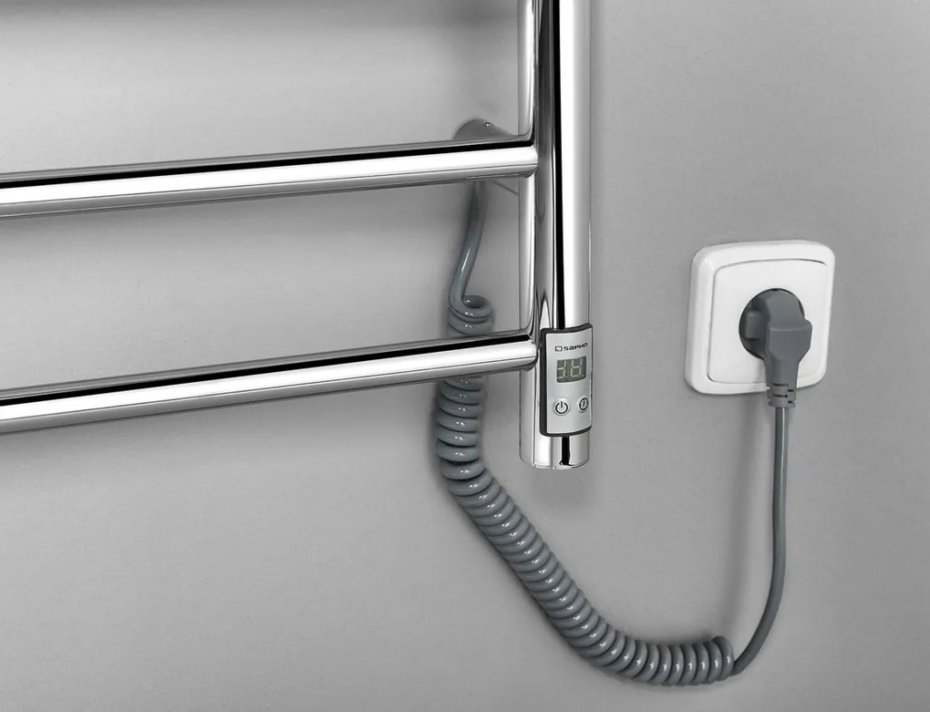 Sapho, REDONDO Elektrický susak uteráka, okrúhly 630x1160 mm, 130 W, nerez, ER230T