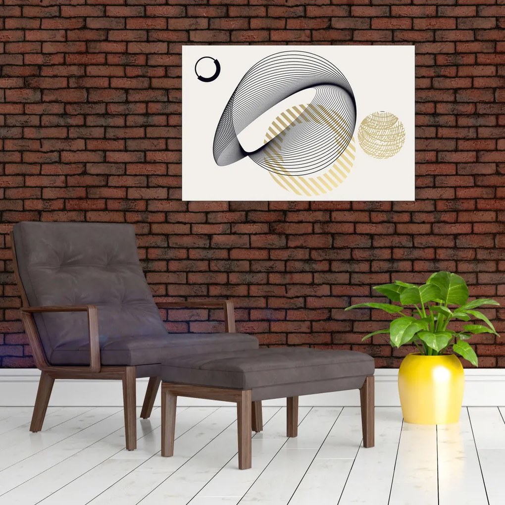 Obraz - Geometrické tvary N⁰3 (90x60 cm)