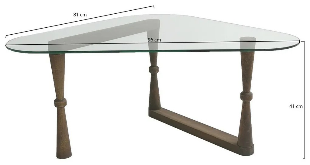 Konferenčný stolík Orte Walnut
