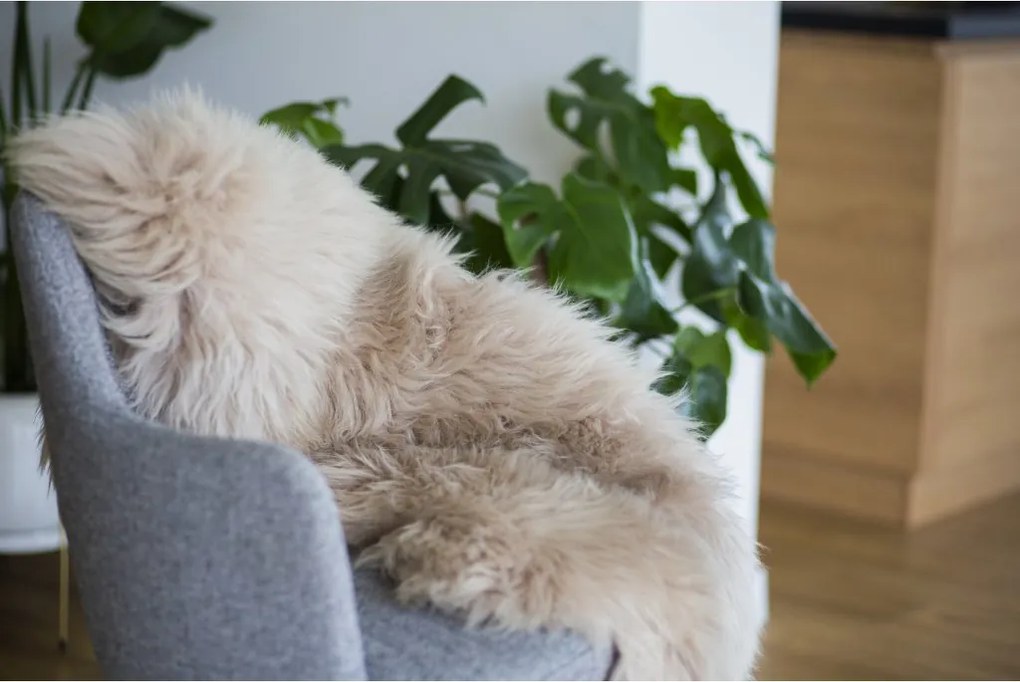 Ovčia kožušina béžová