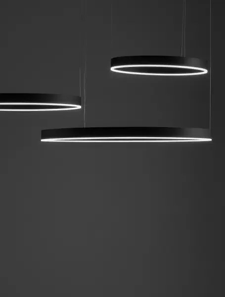 LED luster Motif čierna