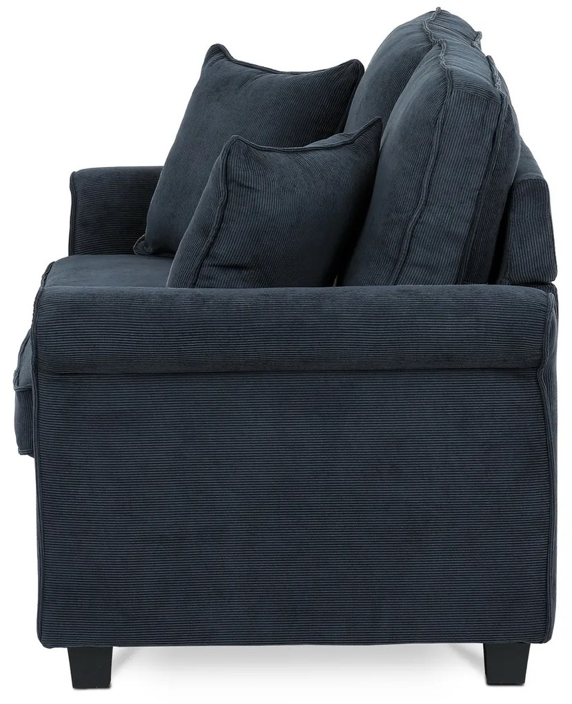 Dvojmiestna pohovka ASB-4170 BLUE2, manžestr,modrá