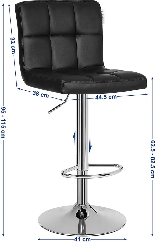 Barová židle Oxa černá