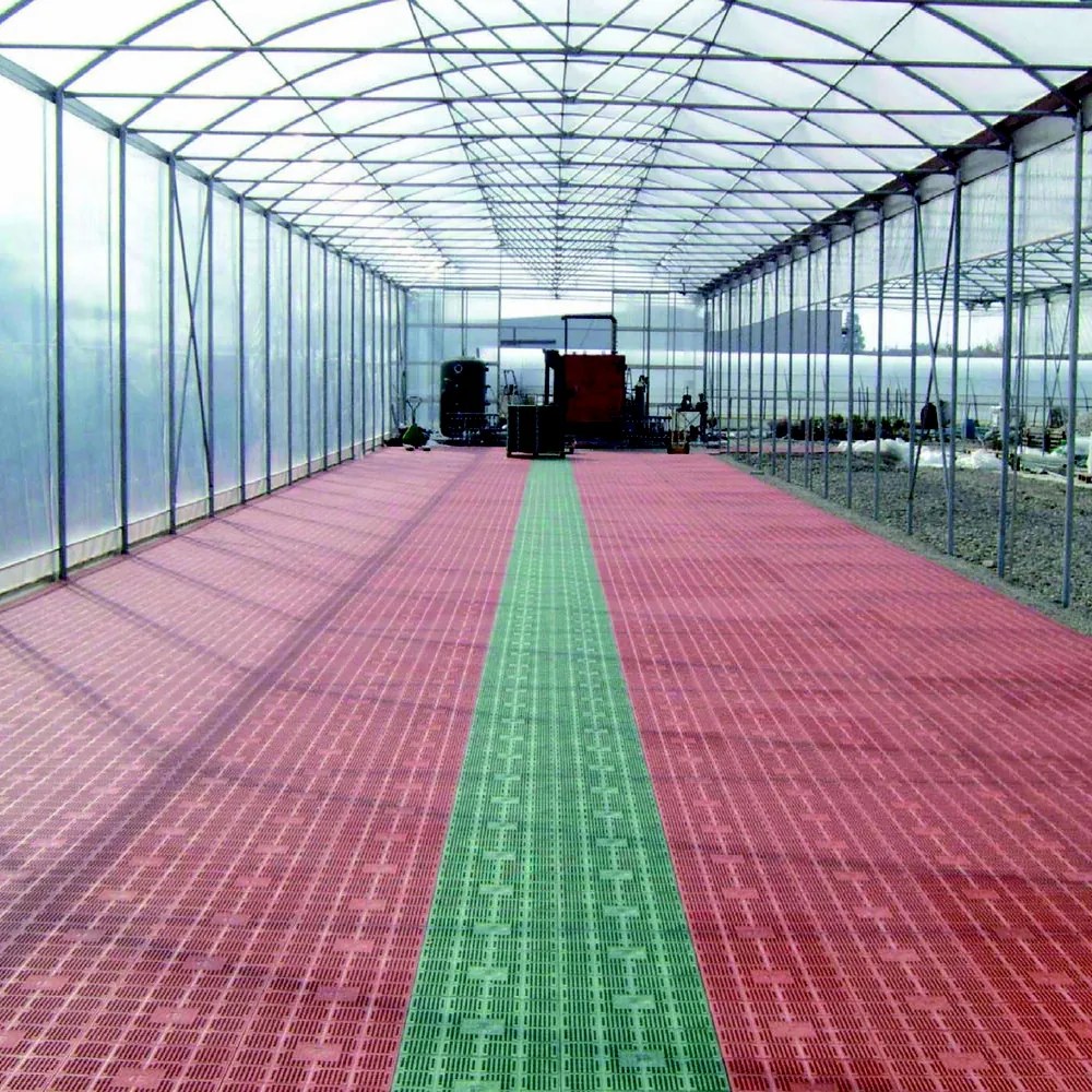 Plastová dierovaná dlažba Linea Combi 40 x 40 x 4,8 cm, tmavo hnedá