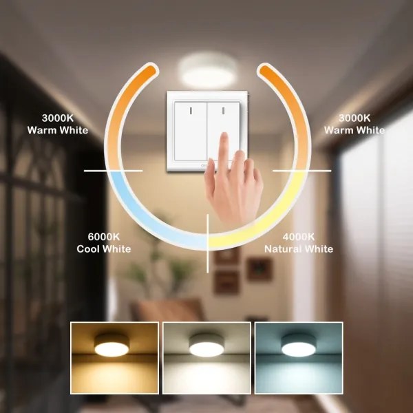 Brilagi - LED stropné svietidlo POOL LED/18W/230V 3000/4500/6000K priemer 20 cm biela