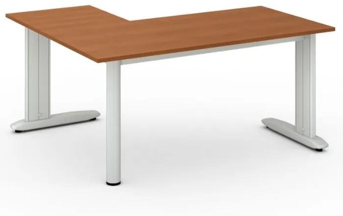 Kancelársky stôl PRIMO FLEXIBLE L 1600 x 1400 mm, čerešňa