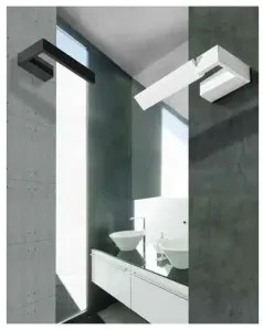 LED nástenné svietidlo Dalen čierne 4000K