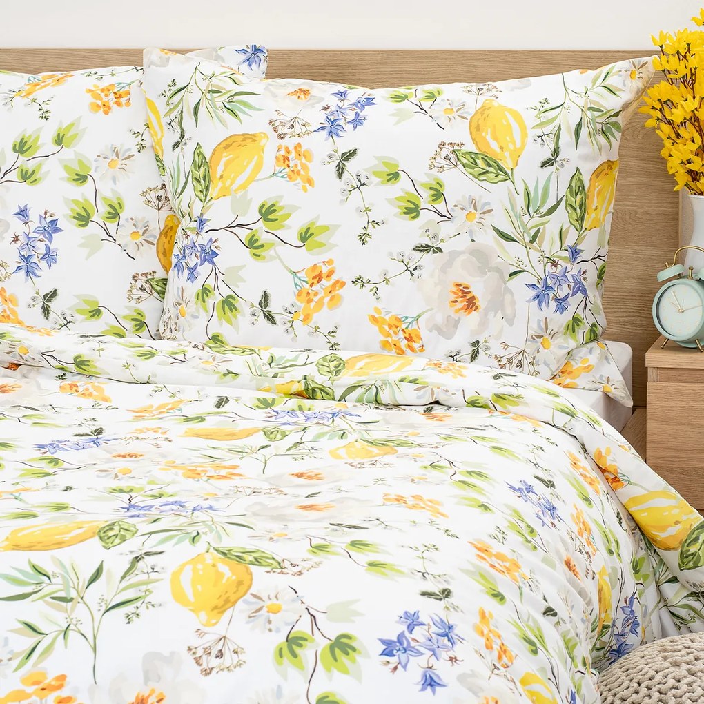 4Home Bavlnené obliečky Lemon Delight, 220 x 200 cm, 2 ks 70 x 90 cm