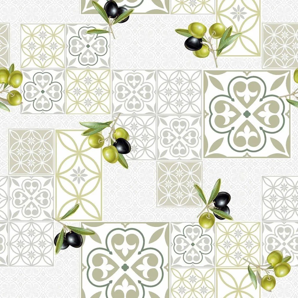 Umývateľný obrus z PVC ø 160 cm Andalúzia – douceur d'intérieur