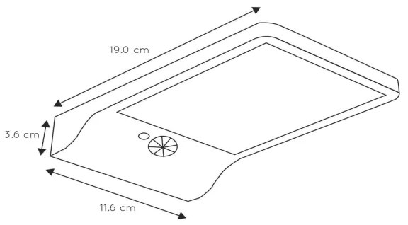 Lucide 22862/04/30 - LED solárne svietidlo so senzorom BASIC LED/3W/1,2V IP44