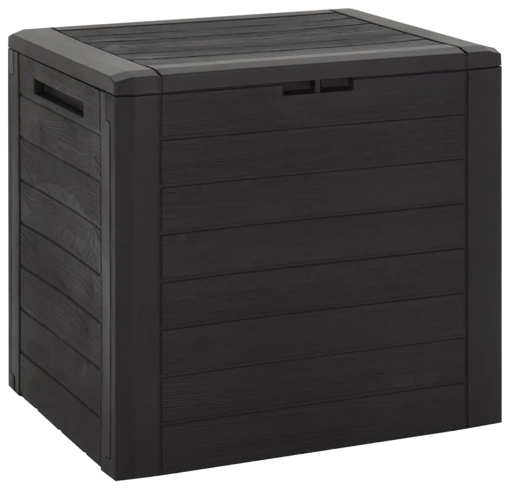 vidaXL Záhradný úložný box hnedý 58,5x46x55 cm polypropylénový