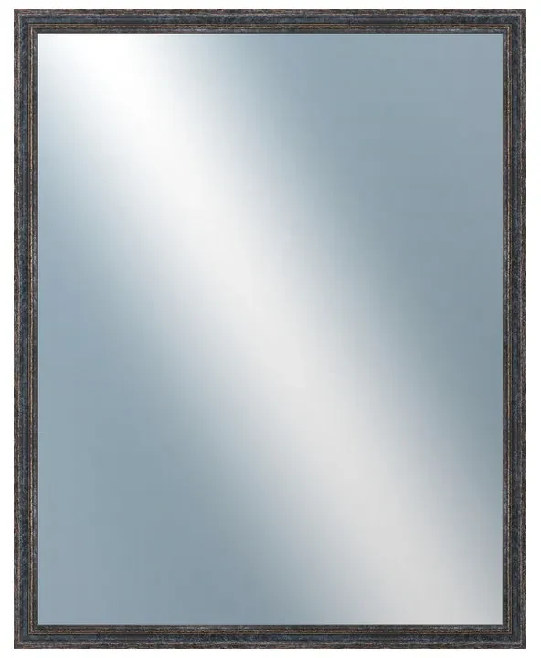 DANTIK - Zrkadlo v rámu, rozmer s rámom 80x100 cm z lišty LYON čierna (2705)