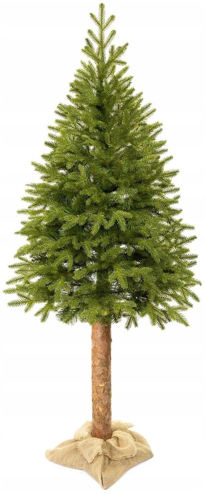 Dekorstudio Umelý Vianočný stromček na pni 3D Smrek 180cm