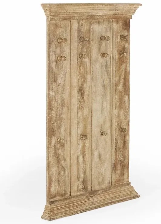 furniture-nabytek.cz - Masivní šatní panel Patina z mangového dřeva, lakovaný, přírodní barva – 70×6×110 cm