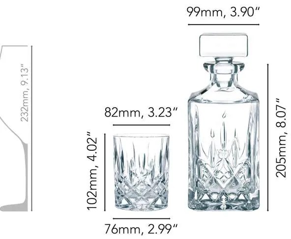 Nachtmann whisky set Noblesse (1+2)