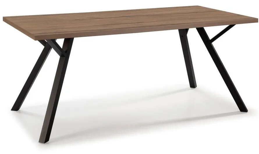 Jedálenský stôl s doskou v dekore orechového dreva 90x160 cm Paola - Marckeric