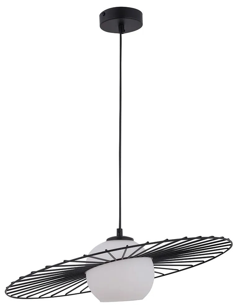 Luster na lanku SOL 1xE27/60W/230V čierna