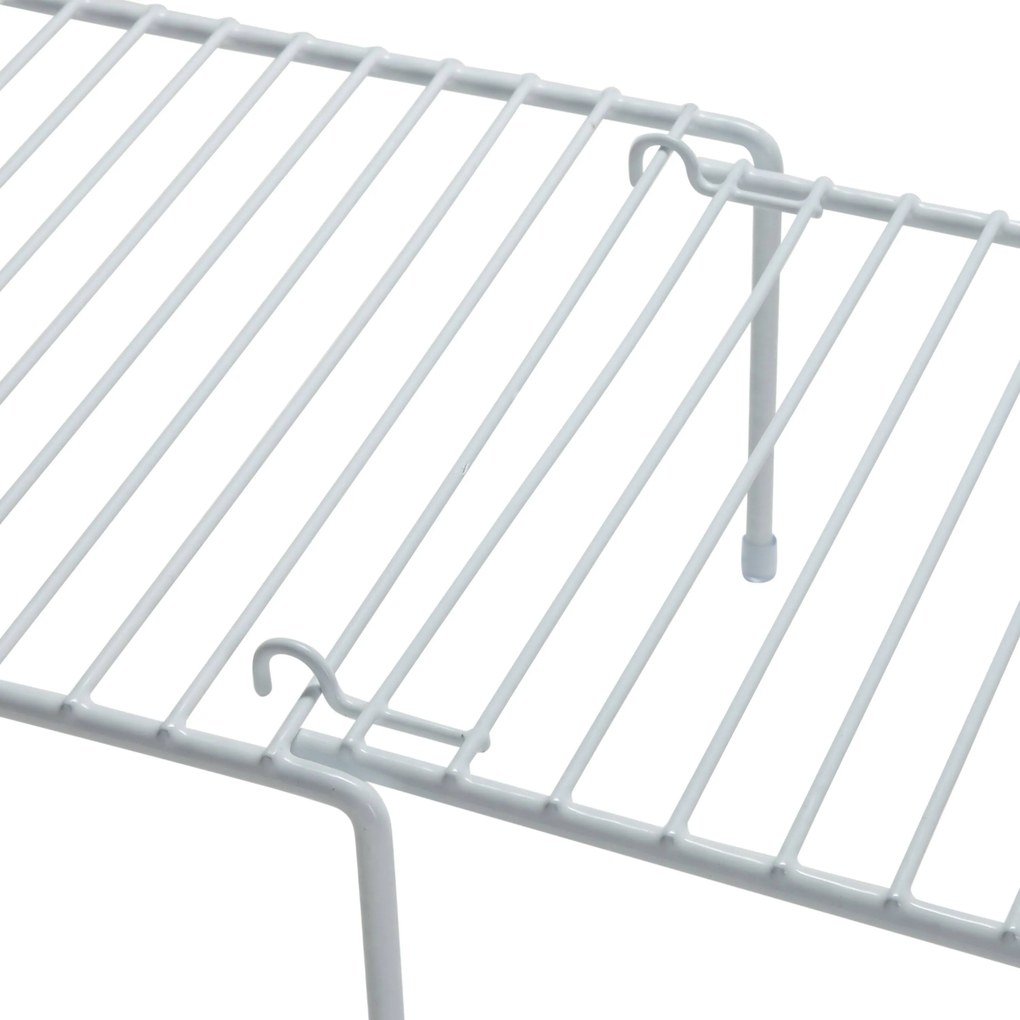 CONFORTIME Prídavná polica, rozťahovacia, výsuvná, biela, 38-68cm x 26 EXTENSIBLE2