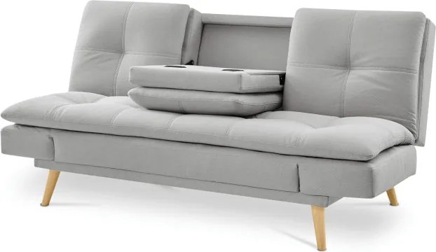 Trojmiestna rozkladacia sedačka, sivá ASB-4720 SIL2