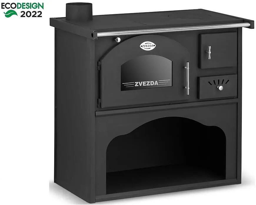 Sporák na tuhé palivo ZVEZDA CLASSIC GF 5,7kW ľavý Eco