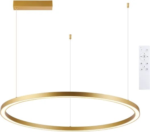 Brilagi - stmievateľný LED luster na lanku PORTOFINO LED/60W/230V pr. 80 cm zlatý +DO