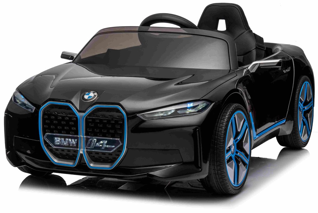 RAMIZ Elektrická autíčko BMW I4 - čierne - 2x25W - BATÉRIA - 12V4,5Ah - 2023