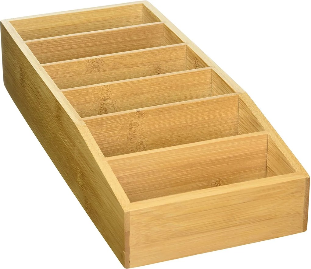 Kesper Bambusový organizér na koření v sáčcích, polévky, pudinky MARIE, 15x10x35