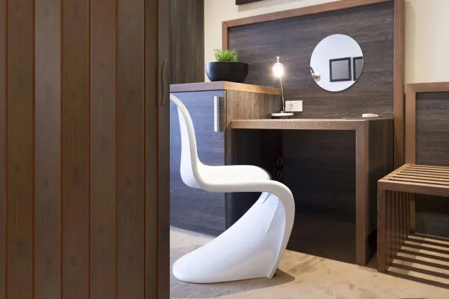 Skladacie dvere 001P hnedé matné G 100 cm