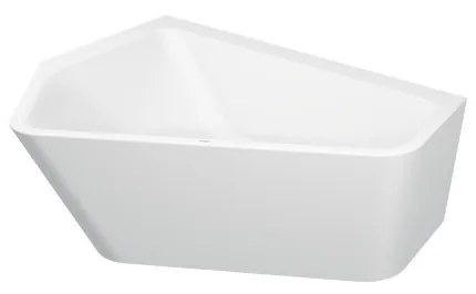 Duravit Paiova 5 - Vaňa do ľavého rohu 1900x1400 mm, s panelom a podstavcom, biela 700396000000000