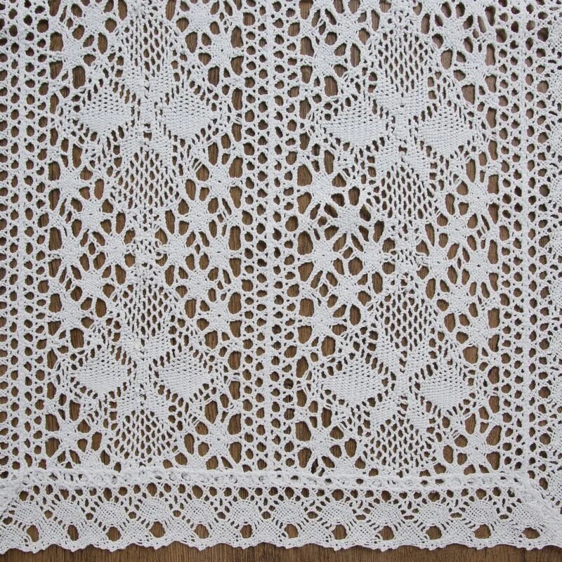 Dekorstudio Čipkovaná štóla na stôl MARY - biela 40x140cm