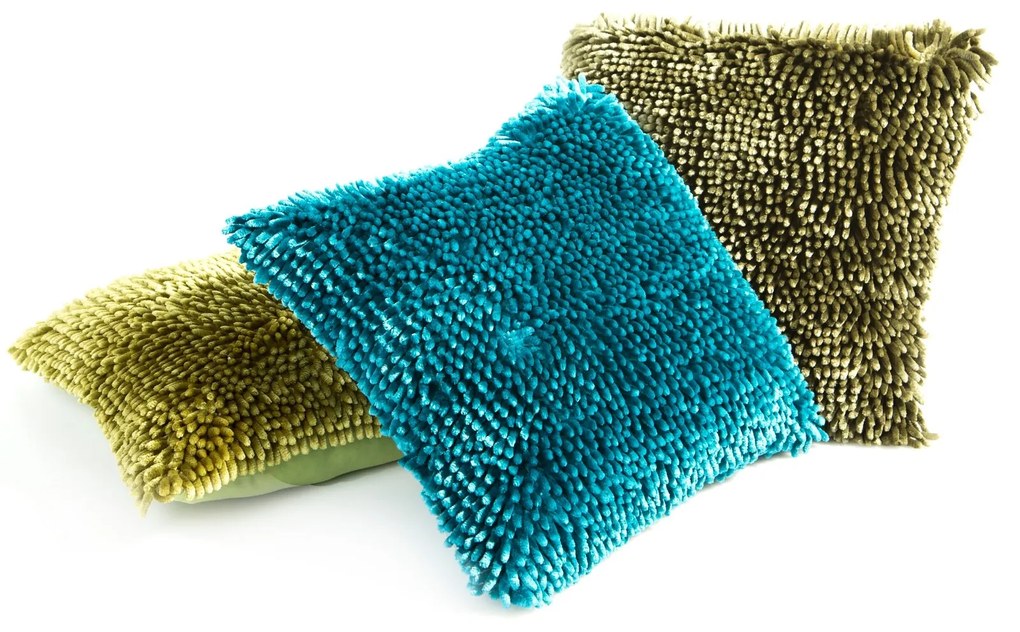 CHLPATÁ DEKORAČNÁ OBLIEČKA NA VANKÚŠ SHAGGY2 40X40 CM SIVÁ