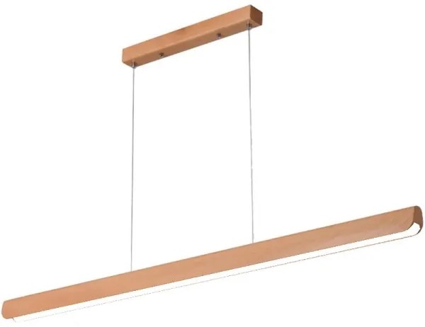 LED Luster na lanku LED/26W/230V 4000K 150 cm buk/masív