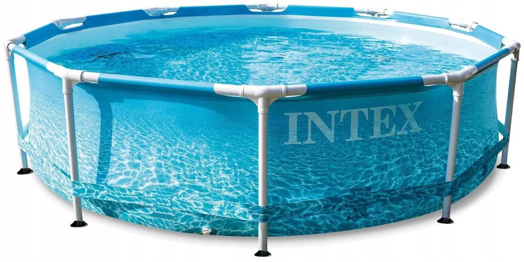 Intex Záhradný bazén INTEX 28208 Beachside Metal Frame 305 x 76 cm s kartušovou filtráciou 28208