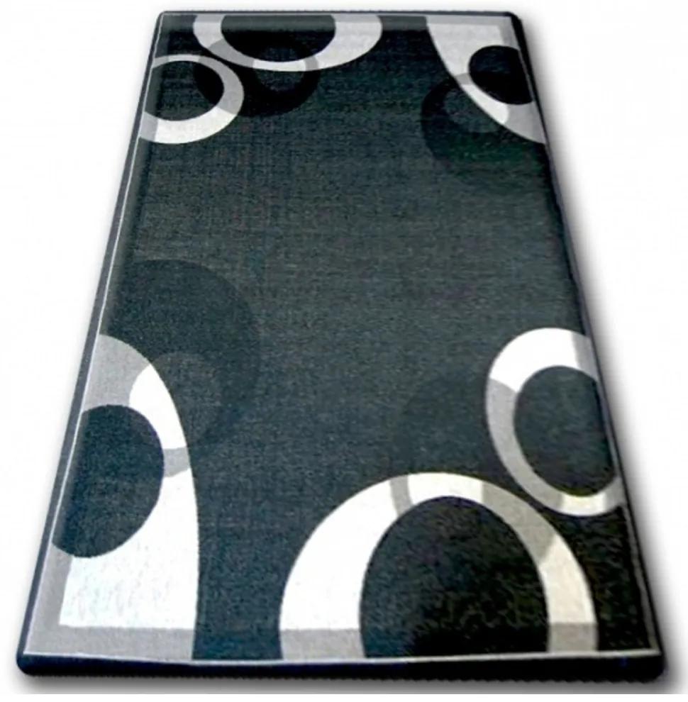 Kusový koberec Pogo čierny, Velikosti 240x330cm