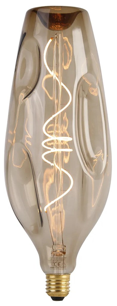 E27 stmievateľná LED lampa G110 hnedá 4W 80 lm 1800K