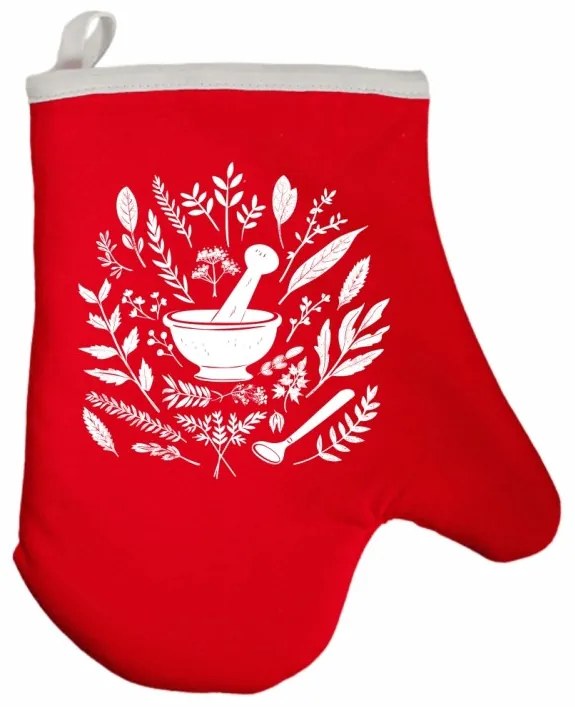 Kuchynská rukavica Herbcrush EMI, hnedá