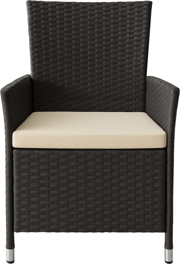 Sedacia súprava Fireda - tmavohnedá