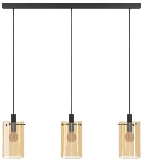 Eglo 39539 - Luster na lanku POLVERARA 3xE27/40W/230V