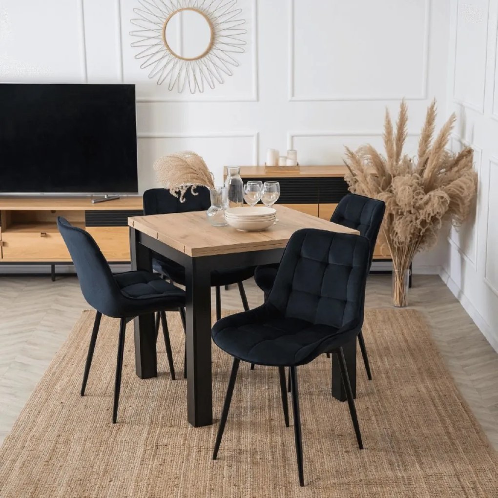 PROXIMA.store - Čalúnená jedálenska stolička CHRIS FARBA: modrá