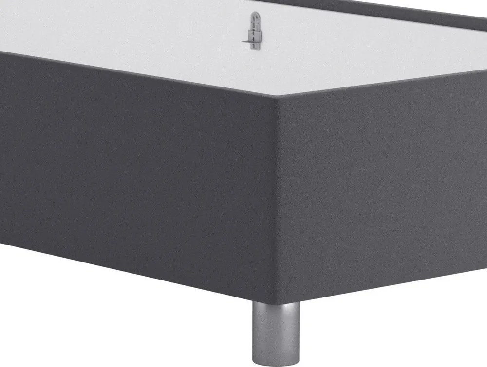 Posteľ Studio 90x200 cm, tmavo šedá látka