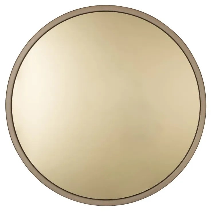 Nástenné zrkadlo v zlatej farbe Zuiver Bandit, ø 60 cm