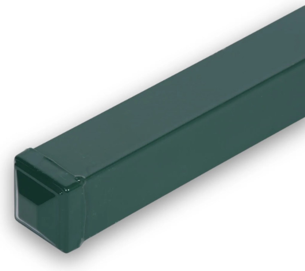 Stĺpik pre 3D panely, výška 2.3 m, profil 5 x 5 cm, vr. 4 úchytovy