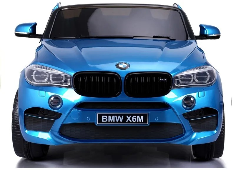 LEAN CARS ELEKTRICKÉ AUTÍČKO BMW X6M - LAKOVANÉ - MODRÉ - 2x120W - 12V10Ah - 2021