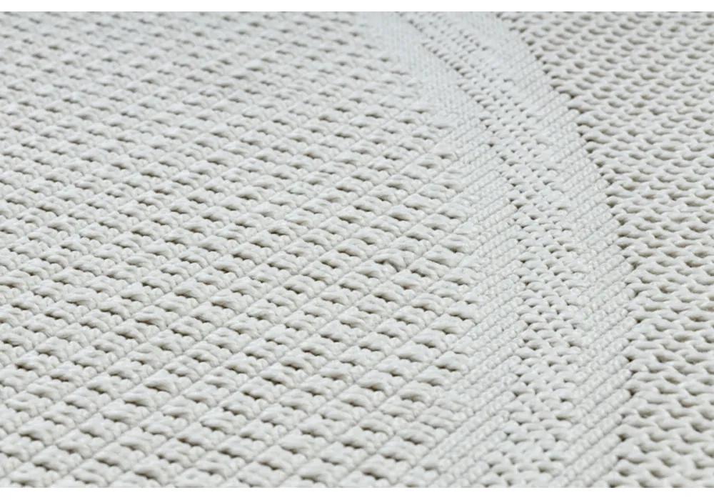 Kusový koberec Duhra biely kruh 200cm