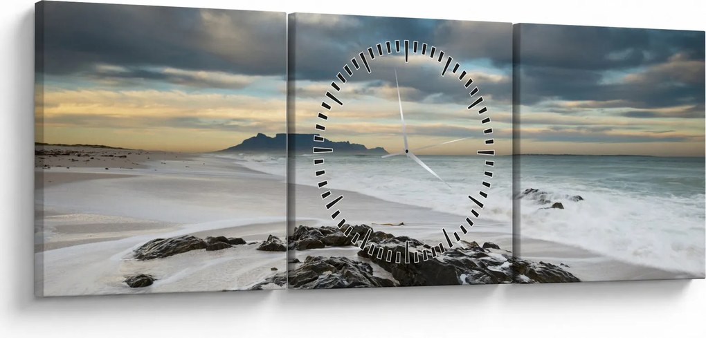 Obraz - Robben Island (s hodinami) (90x30 cm)