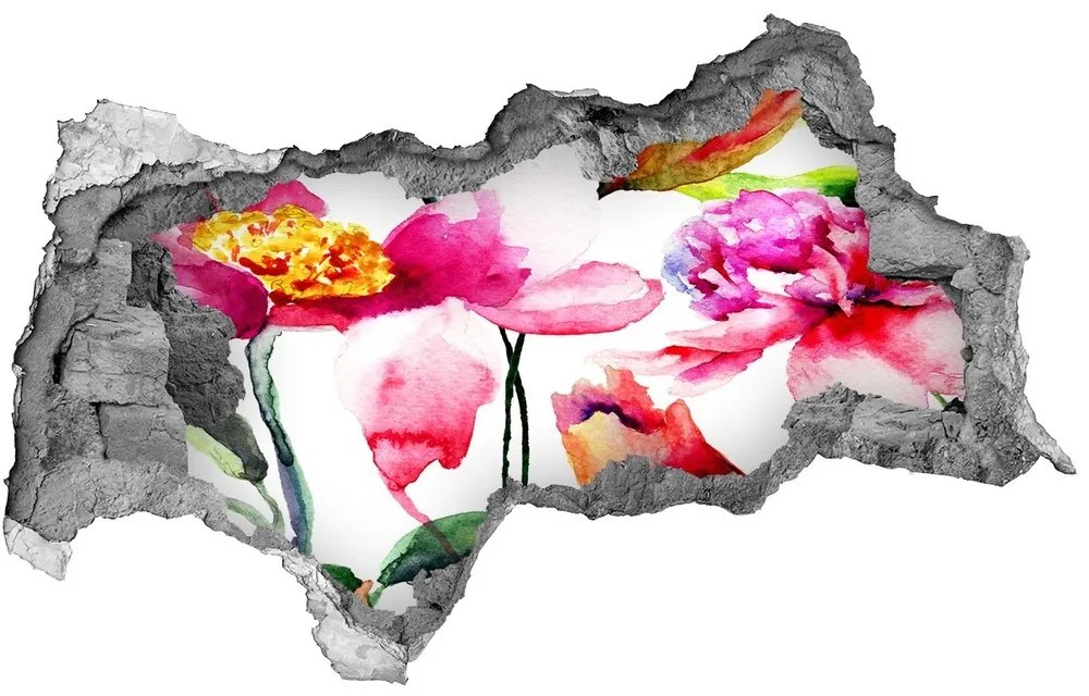 Diera 3D fototapeta nálepka Divokých kvetín nd-b-78023147