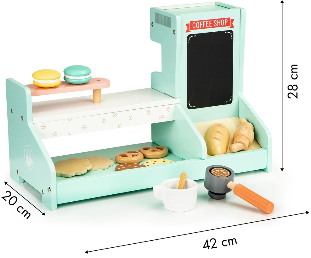 Drevená kuchyňa kaviareň cukráreň obchod ECOTOYS