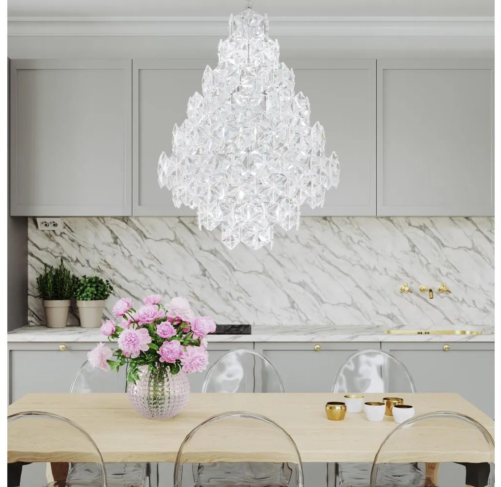 ByRydens 4200940-6510 - Luster na reťazi MONARQUE GRANDE 11xE14/5W/230V číra