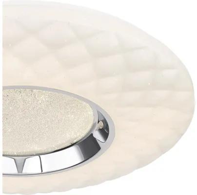 LED stropné svietidlo Globo 48006FSH-30 Magnifique 30W 2200lm 3000-6500K chróm s diaľkovým ovládaním